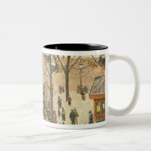 Caneca De Café Em Dois Tons Camille Pissarro Lugar du Teatro Francais, 1898