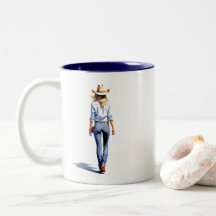 Caminhada de Cowgirl Moderna