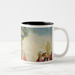 Caneca De Café Em Dois Tons Caminhada no Buen Retiro