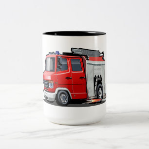 Caneca De Café Em Dois Tons Caminhão de animação