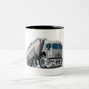 Caneca De Café Em Dois Tons Caminhão de desenho