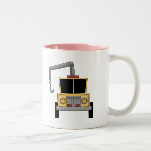 Caneca De Café Em Dois Tons Caminhão de reboque