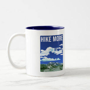 Caneca De Café Em Dois Tons Caminhe Mais