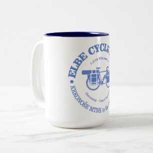 Caneca De Café Em Dois Tons Caminho do Ciclo do Elba (ciclismo)