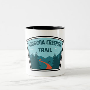 Caneca De Café Em Dois Tons Caminho do Creeper da Virgínia