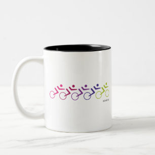 Caneca De Café Em Dois Tons CAMINHO OU MORTE, motociclistas