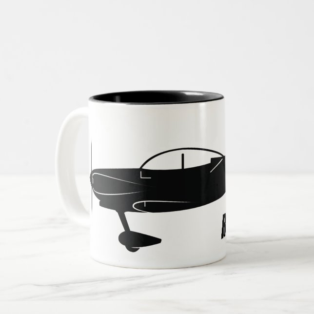 Caneca De Café Em Dois Tons Camionetes RV-4 (Frente Esquerda)