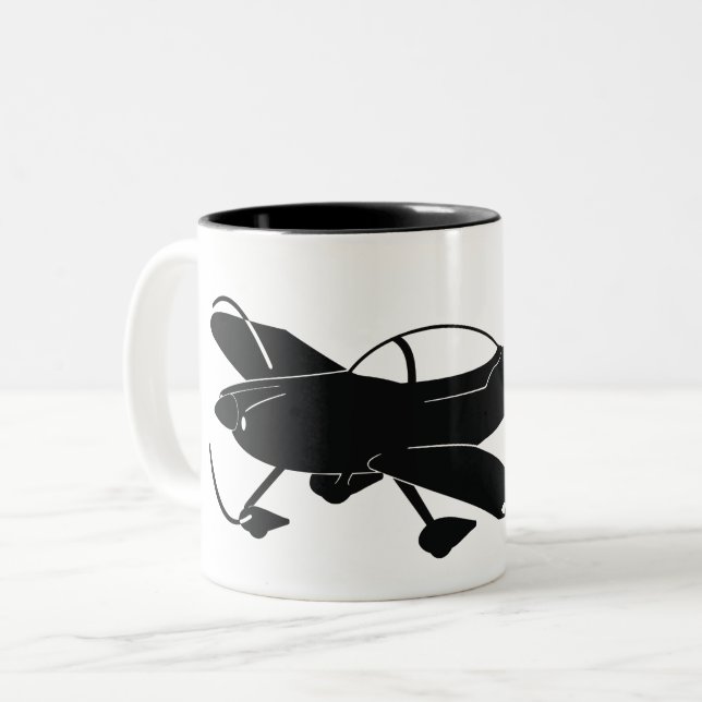 Caneca De Café Em Dois Tons Camionetes RV-8A (Frente Esquerda)