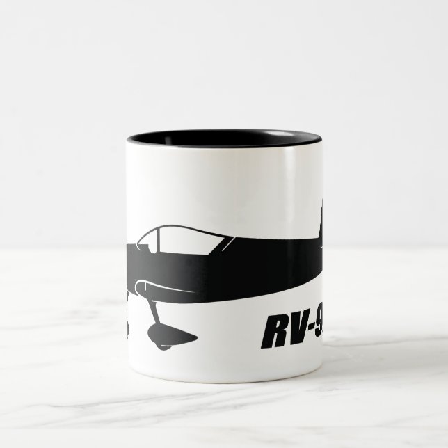 Caneca De Café Em Dois Tons Camionetes RV-9A (Centro)