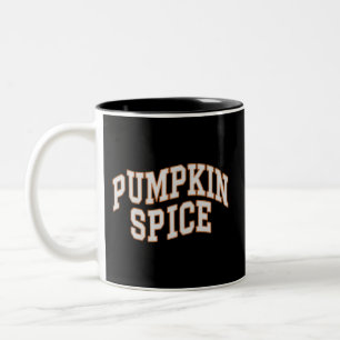 Caneca De Café Em Dois Tons Camisa de Outono com Temática de Abóbora e Ação de