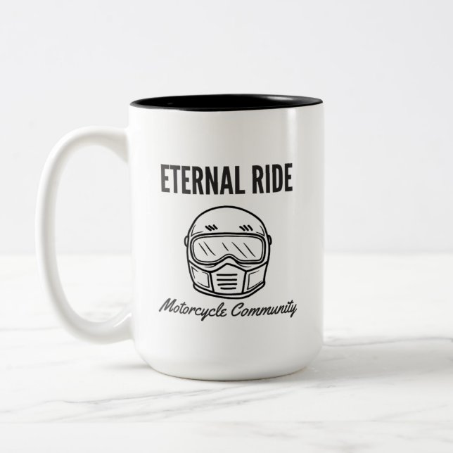 Caneca De Café Em Dois Tons Camisa Eterna Ride (Esquerda)