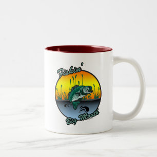 Caneca De Café Em Dois Tons Camisas De Pesca Da Boca-Grande