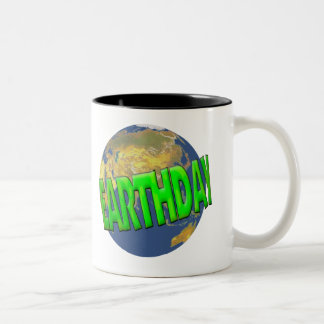 Caneca De Café Em Dois Tons Camisas e presentes de Earthday T