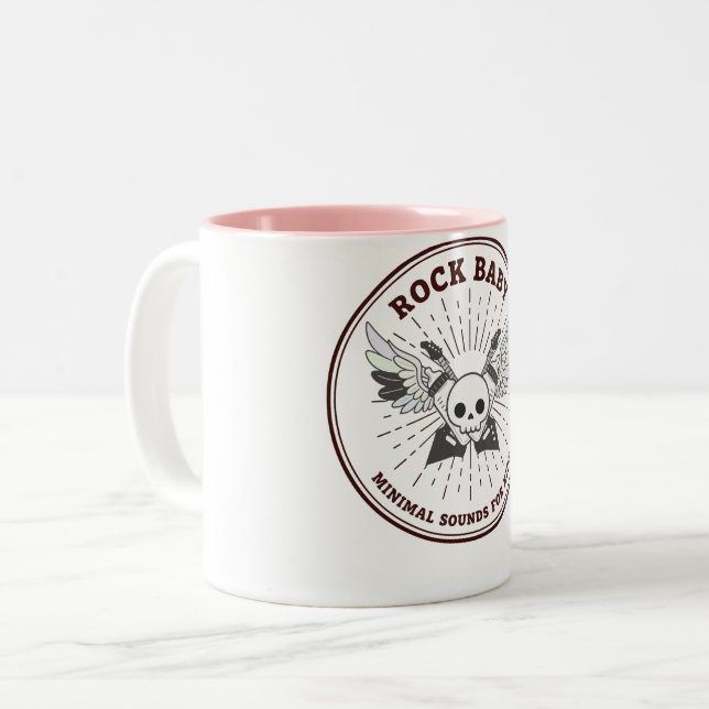 Caneca De Café Em Dois Tons Camiseta (Frente Esquerda)