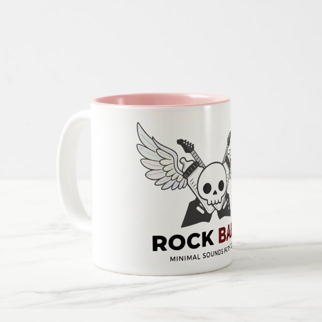Caneca De Café Em Dois Tons Camiseta (Frente Esquerda)