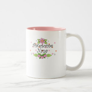 Caneca De Café Em Dois Tons Camiseta da Nana Incrível