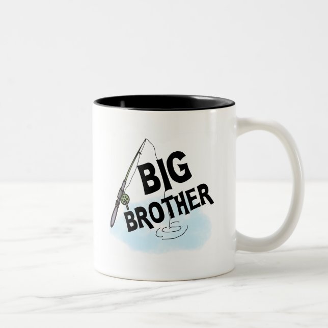 Caneca De Café Em Dois Tons Camiseta e presentes da pesca do big brother (Direita)