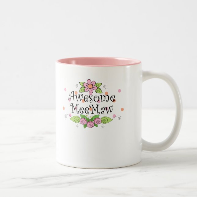 Caneca De Café Em Dois Tons Camiseta Incrível MeeMaw (Direita)