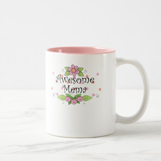 Caneca De Café Em Dois Tons Camiseta Incrível MeMa (Direita)