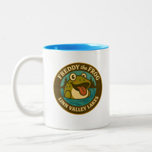 Caneca De Café Em Dois Tons Camiseta Linn Valley Lakes