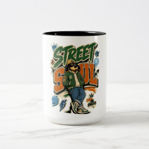 Caneca De Café Em Dois Tons Camiseta Urbana Street Soul
