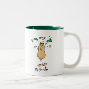 Caneca De Café Em Dois Tons Camisetas e Presentes Bingo Nut