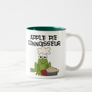 Caneca De Café Em Dois Tons Camisetas e presentes da Apple Pie Connoisseur