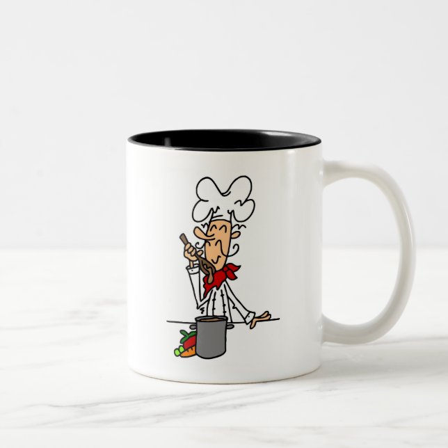 Caneca De Café Em Dois Tons Camisetas e presentes de cozinha (Direita)