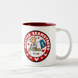 Caneca De Café Em Dois Tons Camisetas e Presentes Mestra Costureira