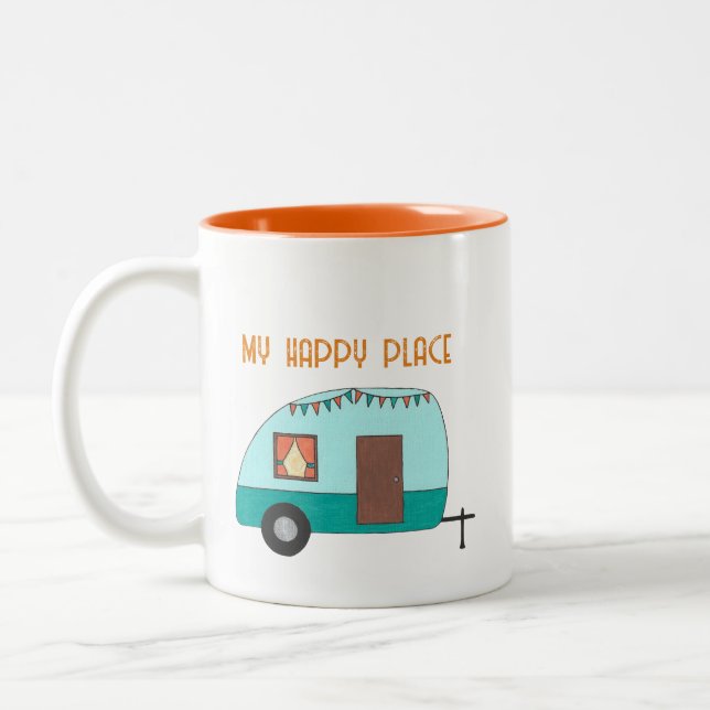 Caneca De Café Em Dois Tons Camp Retro Camp Cousins (Esquerda)