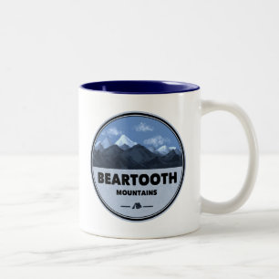 Caneca De Café Em Dois Tons Campanha Beartooth Montana Wyoming