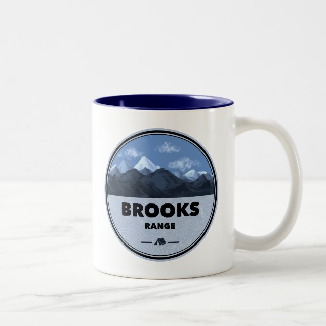 Caneca De Café Em Dois Tons Campanha Brooks Range Alaska (Direita)