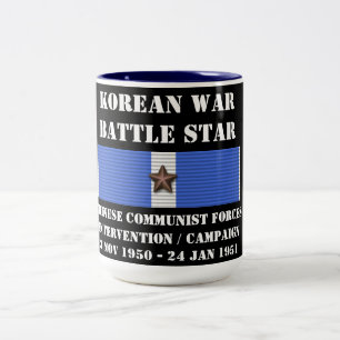 Caneca De Café Em Dois Tons Campanha de Intervenção das Forças Comunistas Chin