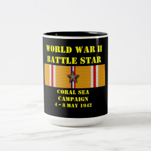 Caneca De Café Em Dois Tons Campanha do Mar Coral