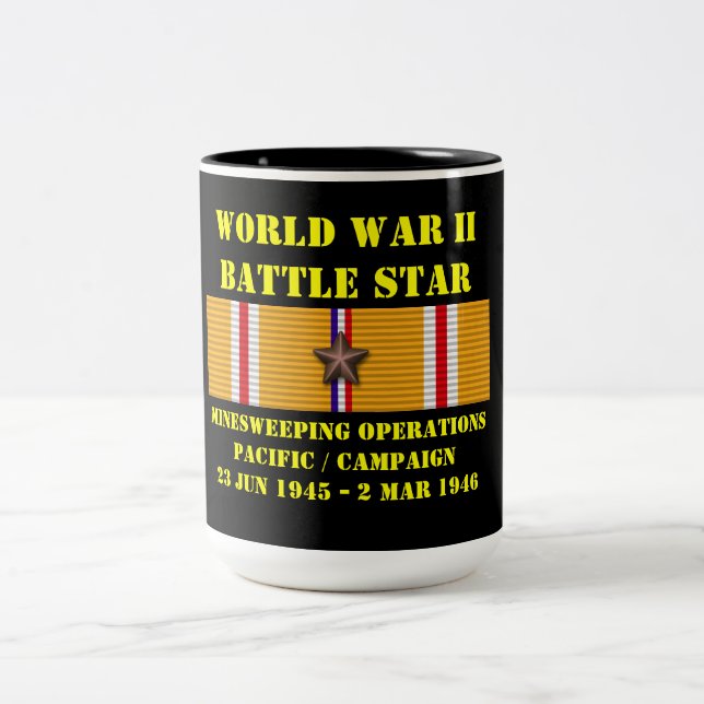 Caneca De Café Em Dois Tons Campanha do Pacífico para operações de desmame (Centro)