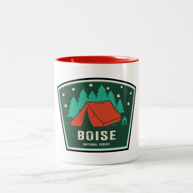 Caneca De Café Em Dois Tons Campanha Florestal Nacional Boise (Centro)