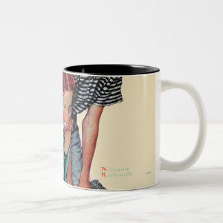 Caneca De Café Em Dois Tons Campeão de mármore