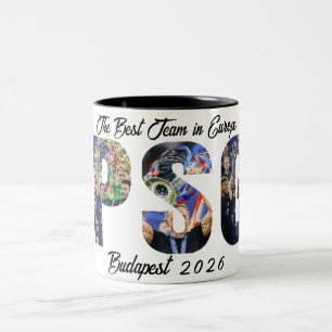 Caneca De Café Em Dois Tons Campeões Back To Back Paris PSG Personalizado