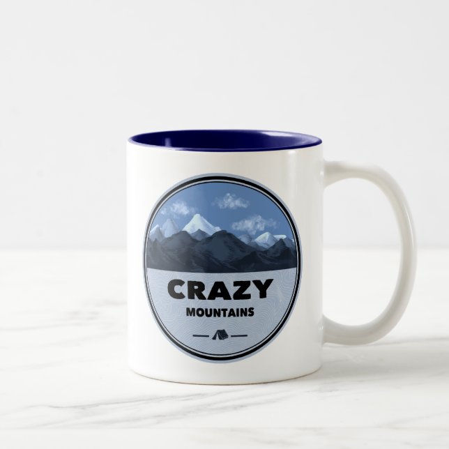 Caneca De Café Em Dois Tons Camping Montana Louco (Direita)