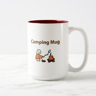 Caneca De Café Em Dois Tons Camping Mug