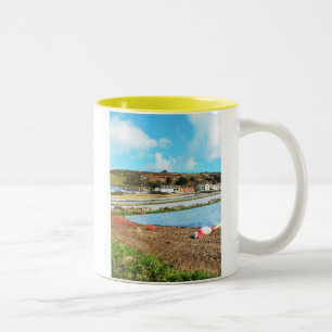 Caneca De Café Em Dois Tons Campos de batatas Royal Jersey