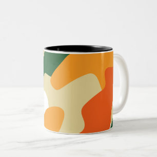 Caneca De Café Em Dois Tons camuflagem