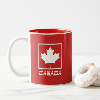 Caneca De Café Em Dois Tons Canadá