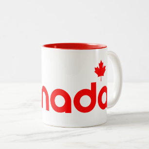 Caneca De Café Em Dois Tons Canadá