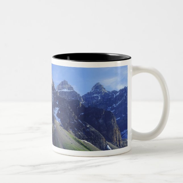 Caneca De Café Em Dois Tons Canadá, Alberta, Banff National Park, Moraine (Direita)