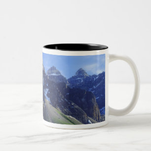 Caneca De Café Em Dois Tons Canadá, Alberta, Parque Nacional Banff, Morena