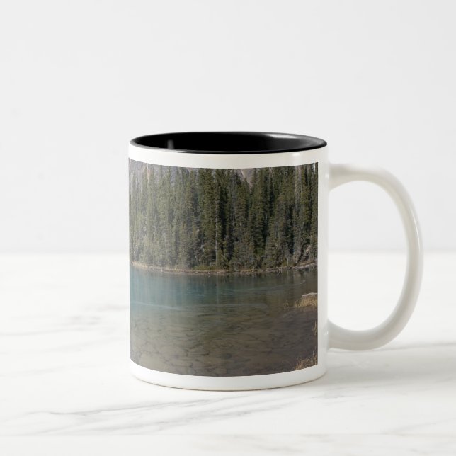 Caneca De Café Em Dois Tons Canadá, Alberta, Parque Nacional Jasper: JASPER, (Direita)