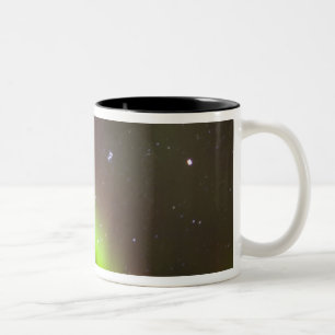 Caneca De Café Em Dois Tons Canadá, Manitoba, Churchill. Aurora Borealis