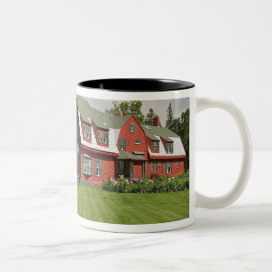 Caneca De Café Em Dois Tons Canadá, Nova Brunswick, Ilha Campobello.