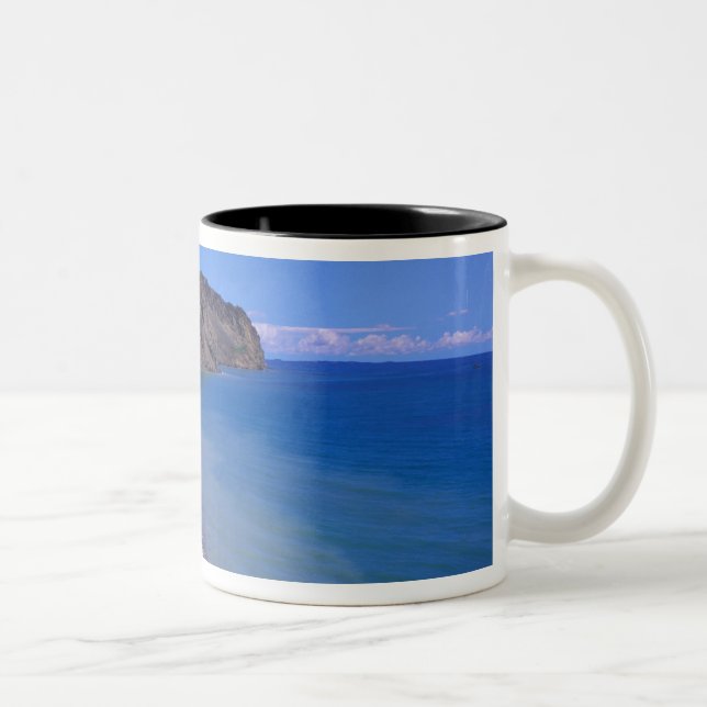 Caneca De Café Em Dois Tons Canadá, Quebec, Ilhas da Madalena, Cabo Alright 2 (Direita)